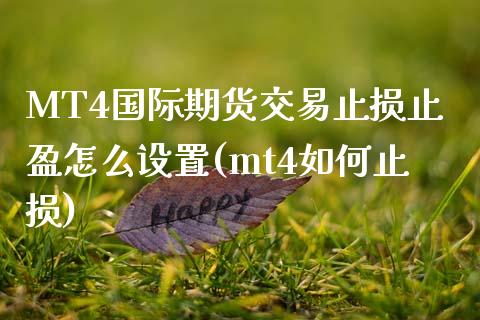 MT4国际期货交易止损止盈怎么设置(mt4如何止损)_https://www.liaoxian666.com_股指期货开户_第1张